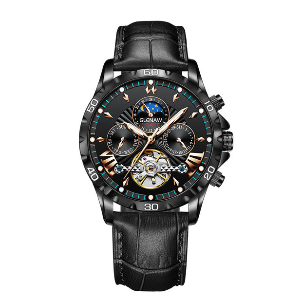 Men's Fashion Hollowed-out Watch Automatic Mechanical Watch - Memoriex 