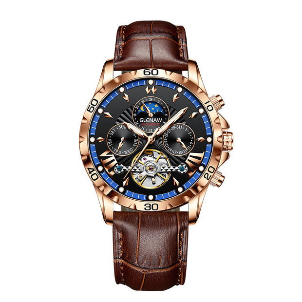 Men's Fashion Hollowed-out Watch Automatic Mechanical Watch - Memoriex 
