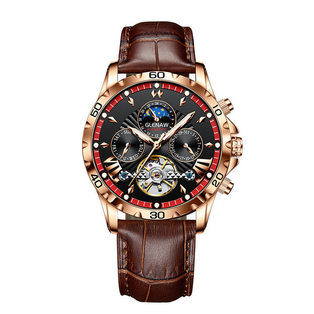 Men's Fashion Hollowed-out Watch Automatic Mechanical Watch - Memoriex 