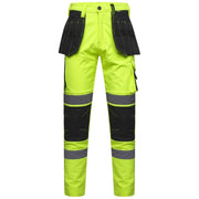 Men's Hi Vis Softshell Cargo Trousers - AV059-7