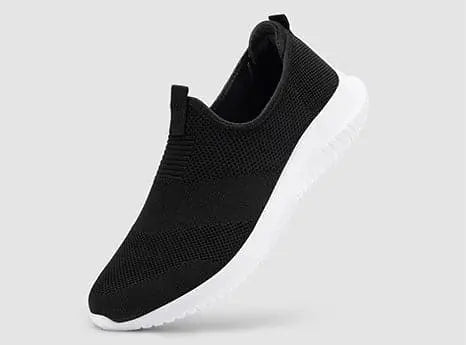  Men's Lightweight Breathable Slip-on Sock Walking Shoes-1