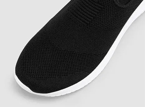  Men's Lightweight Breathable Slip-on Sock Walking Shoes-4