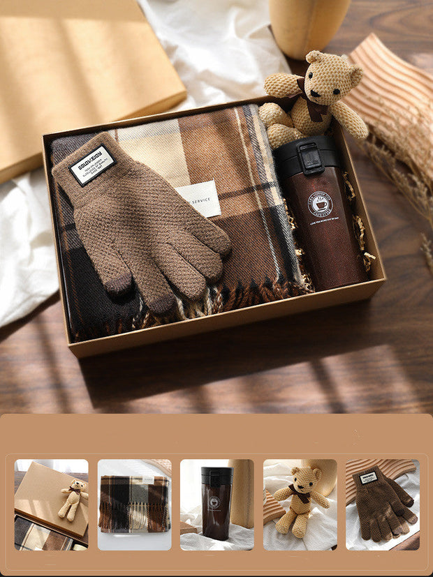 Men's Practical Scarf Gift Box Set - Memoriex 