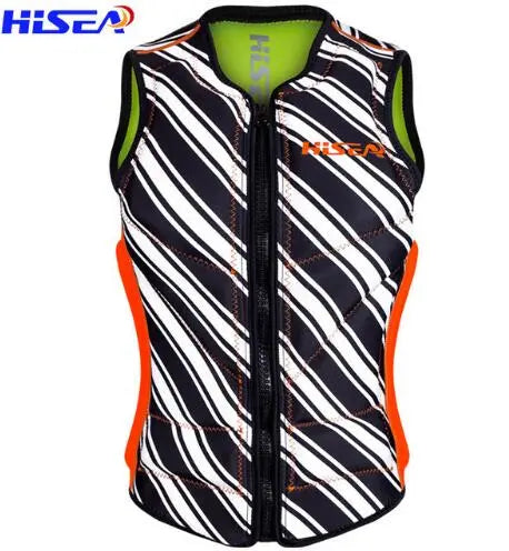 Men's Profession Surfing Motorboat Fishing Life Vest Kids Life Jacket Adult Swim Buoyancy Life Vest Floating PVC Vest - Memoriex 