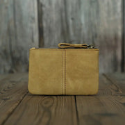 Men's Retro Crazy Horse Leather Coin Purse - Memoriex 