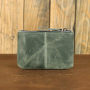 Men's Retro Crazy Horse Leather Coin Purse - Memoriex 