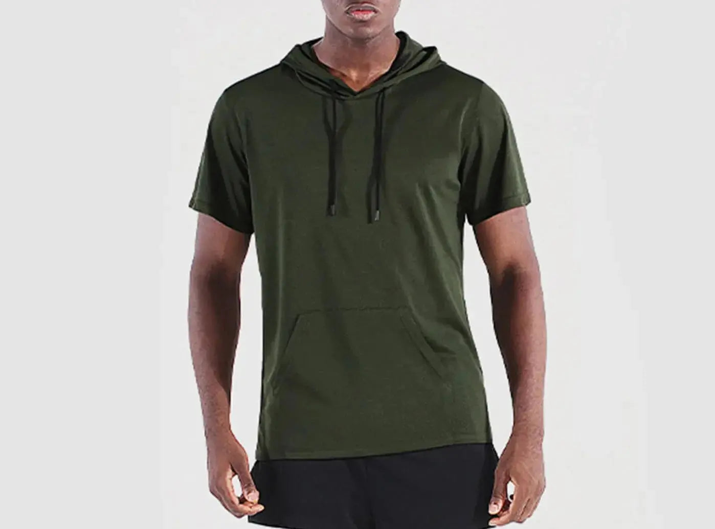 Men's Short-Sleeve Hoodie-1