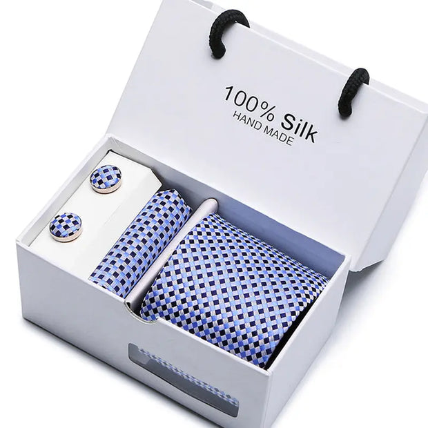 Men's Tie Spot Gift Box 5 Pcs Suit Group Tie Business Formal Wedding Tie - Memoriex 