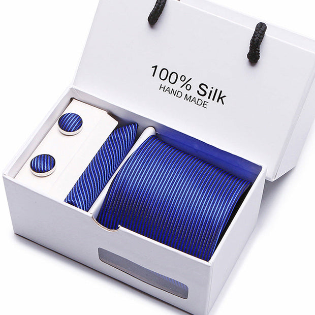 Men's Tie Spot Gift Box 5 Pcs Suit Group Tie Business Formal Wedding Tie - Memoriex 