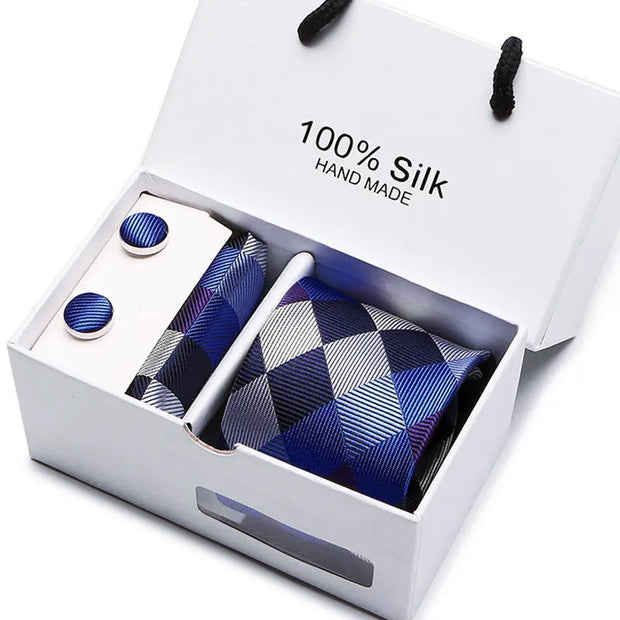 Men's Tie Spot Gift Box 5 Pcs Suit Group Tie Business Formal Wedding Tie - Memoriex 