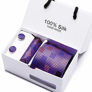 Men's Tie Spot Gift Box 5 Pcs Suit Group Tie Business Formal Wedding Tie - Memoriex 