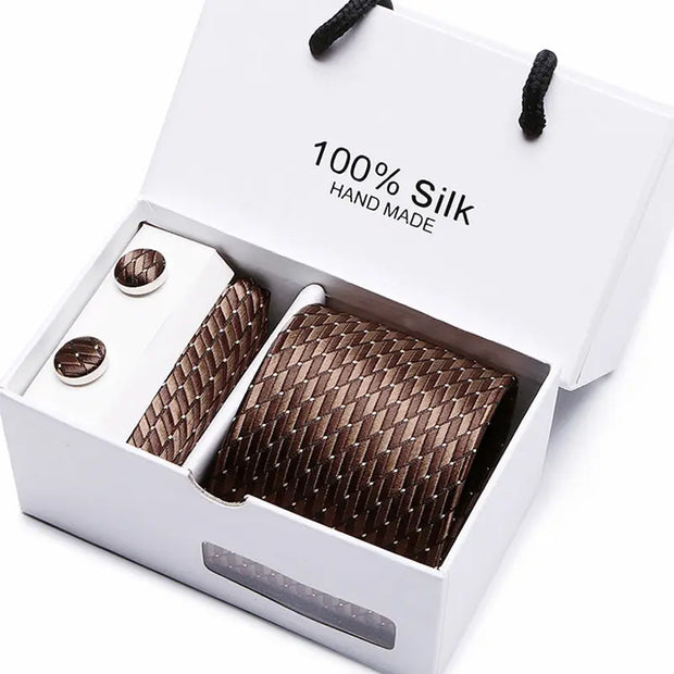 Men's Tie Spot Gift Box 5 Pcs Suit Group Tie Business Formal Wedding Tie - Memoriex 