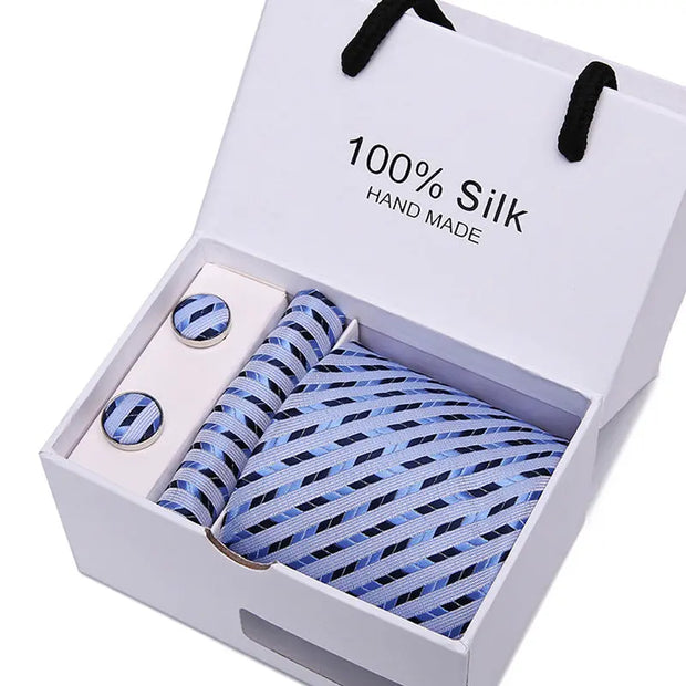 Men's Tie Spot Gift Box 5 Pcs Suit Group Tie Business Formal Wedding Tie - Memoriex 