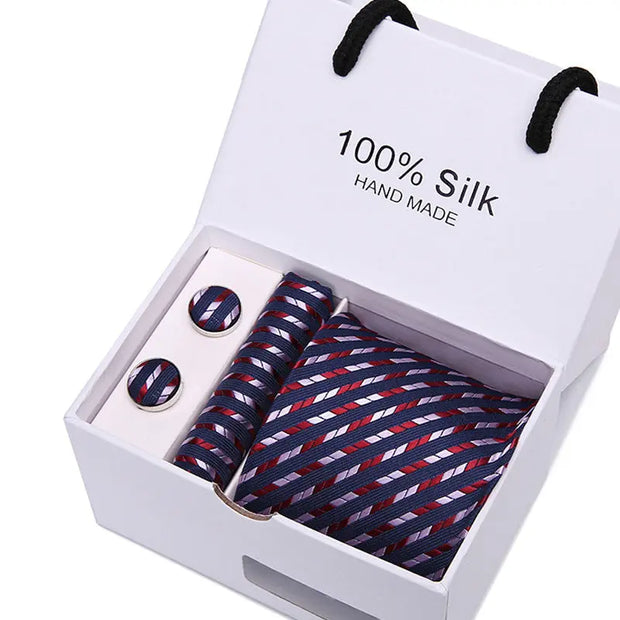Men's Tie Spot Gift Box 5 Pcs Suit Group Tie Business Formal Wedding Tie - Memoriex 
