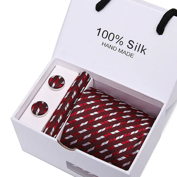 Men's Tie Spot Gift Box 5 Pcs Suit Group Tie Business Formal Wedding Tie - Memoriex 
