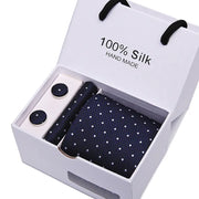 Men's Tie Spot Gift Box 5 Pcs Suit Group Tie Business Formal Wedding Tie - Memoriex 