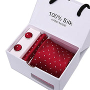 Men's Tie Spot Gift Box 5 Pcs Suit Group Tie Business Formal Wedding Tie - Memoriex 