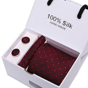 Men's Tie Spot Gift Box 5 Pcs Suit Group Tie Business Formal Wedding Tie - Memoriex 