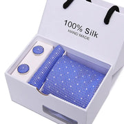 Men's Tie Spot Gift Box 5 Pcs Suit Group Tie Business Formal Wedding Tie - Memoriex 