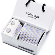 Men's Tie Spot Gift Box 5-Piece Suit Group Tie Business Formal Wedding Tie - Memoriex 