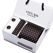 Men's Tie Spot Gift Box 5-Piece Suit Group Tie Business Formal Wedding Tie - Memoriex 