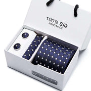 Men's Tie Spot Gift Box 5-Piece Suit Group Tie Business Formal Wedding Tie - Memoriex 