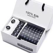 Men's Tie Spot Gift Box 5-Piece Suit Group Tie Business Formal Wedding Tie - Memoriex 