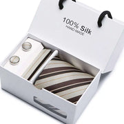 Men's Tie Spot Gift Box 5-Piece Suit Group Tie Business Formal Wedding Tie - Memoriex 