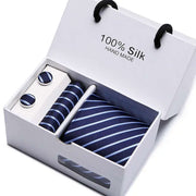 Men's Tie Spot Gift Box 5-Piece Suit Group Tie Business Formal Wedding Tie - Memoriex 