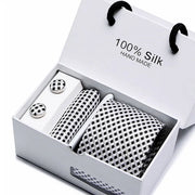 Men's Tie Spot Gift Box 5-Piece Suit Group Tie Business Formal Wedding Tie - Memoriex 