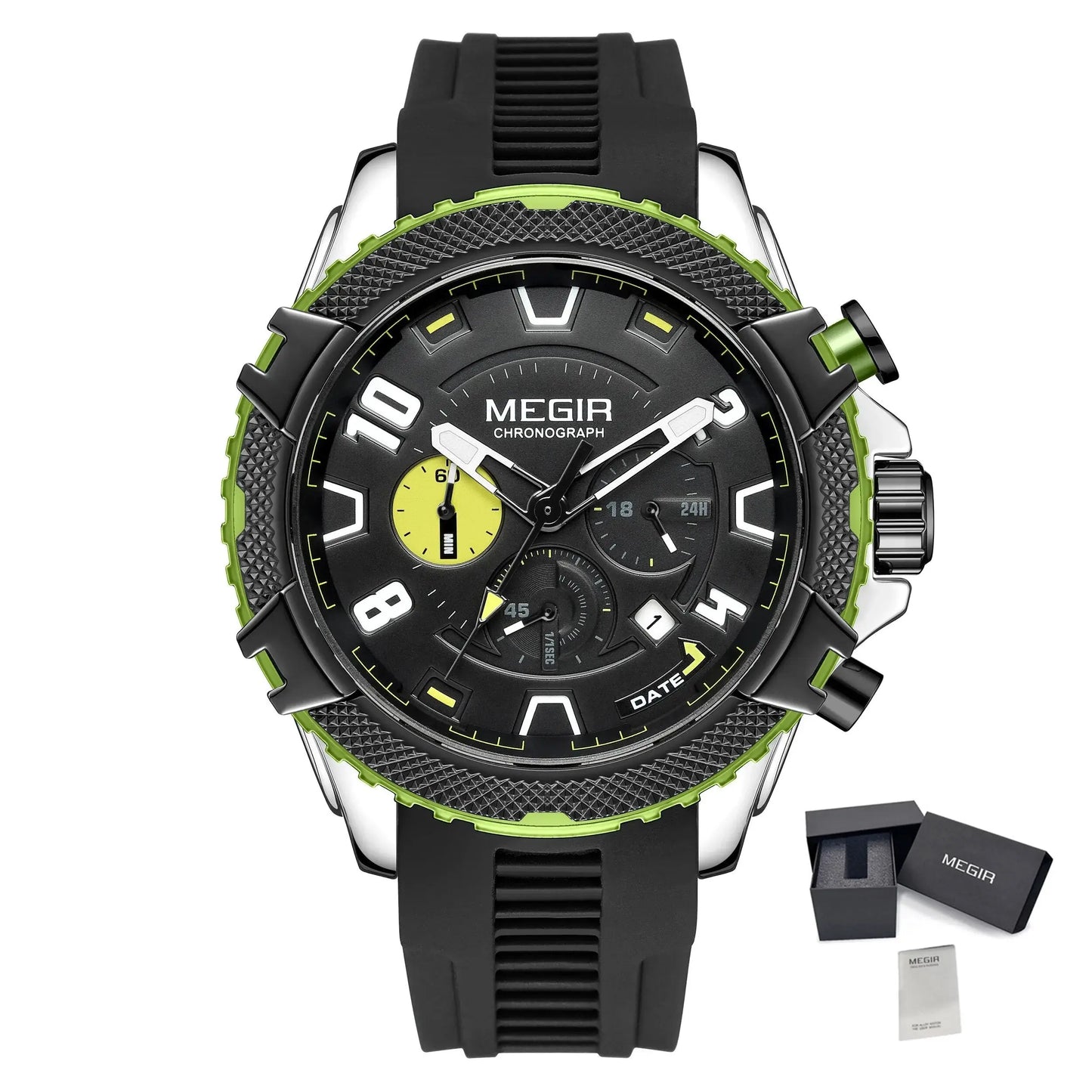 MEGIR Luxury Men's Watches Fashion Sport Quartz Watch Waterproof Date Chronograph Military Wristwatches Clock Reloj Hombre 2200-14