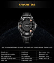 MEGIR Mens Watches Top Brand Luxury Leather Sport Military Watches Male Clock Waterproof Fashion Casual Quartz Wristwatch 1067-4