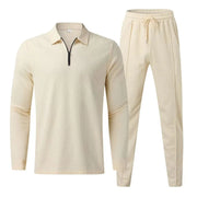 Men's casual sports suit with sleeves and long pants - Memoriex 