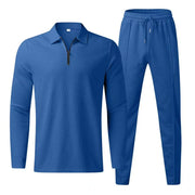 Men's casual sports suit with sleeves and long pants - Memoriex 