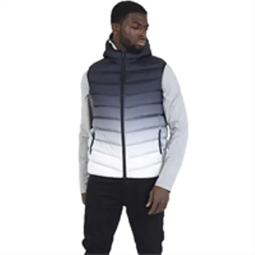 Mens Brave Soul BlackBurn  Gradient Gilet-0