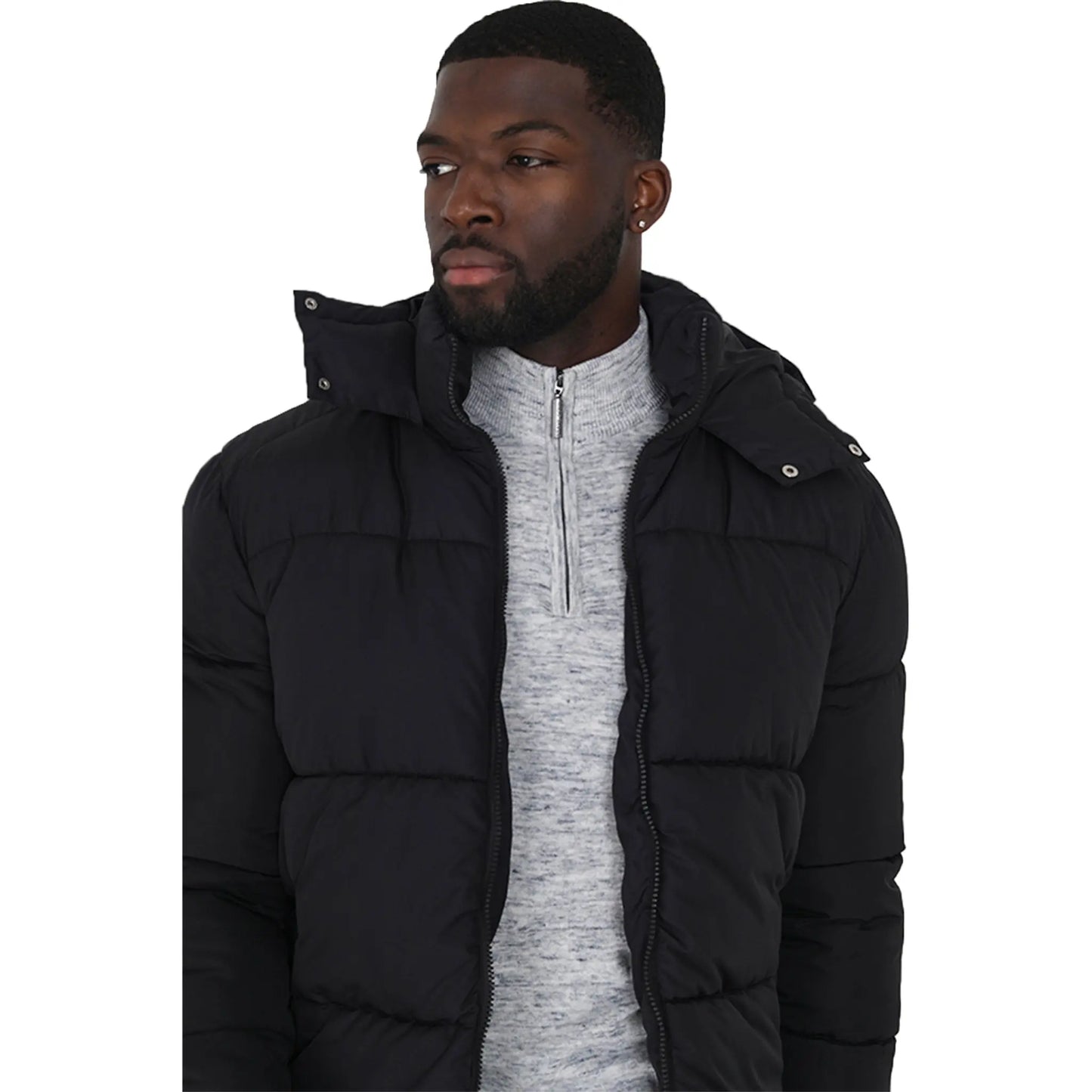 Mens Brave Soul DAVISHOOD Padded Jacket - Memoriex 