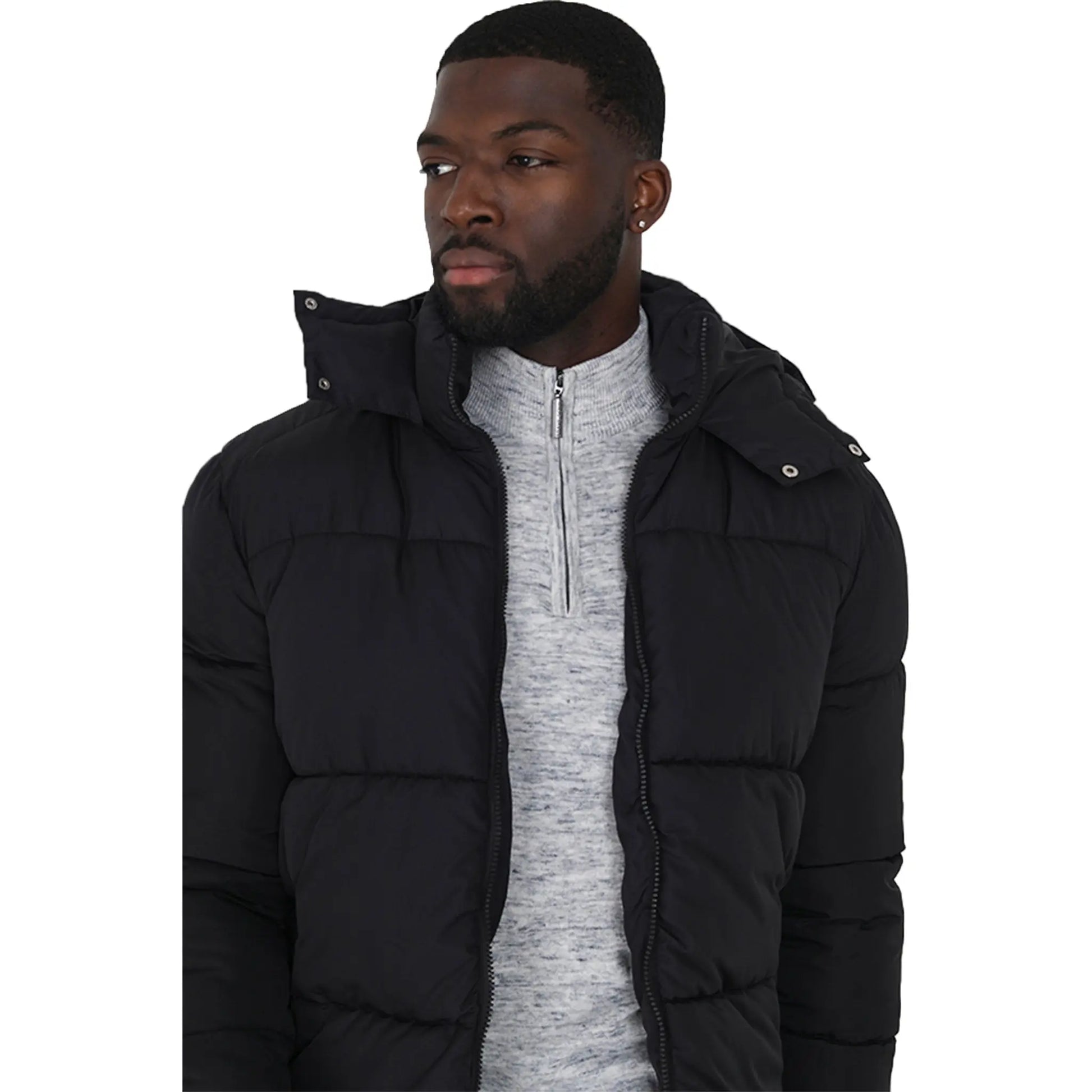 Mens Brave Soul DAVISHOOD Padded Jacket - Memoriex 