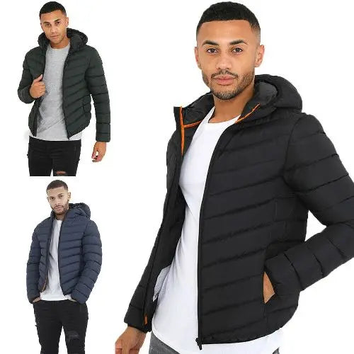 Mens Brave Soul Grant Padded Jacket-0