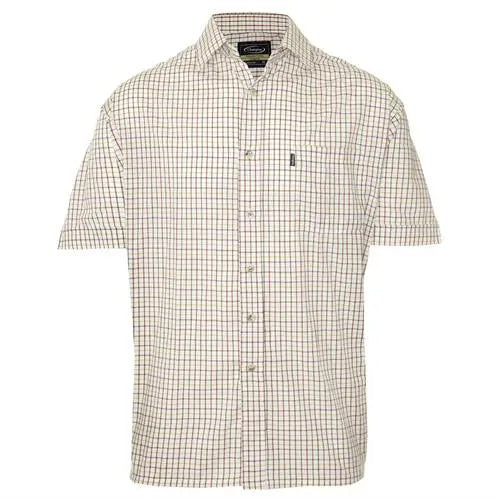 Mens Champion Short Sleeve Tattersall Shirt-1