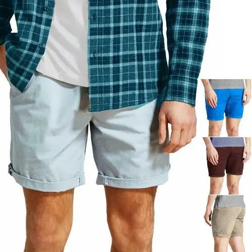 Mens Cotton Chino Shorts-0