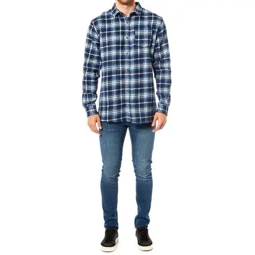 Mens Flannel Check Shirt-2