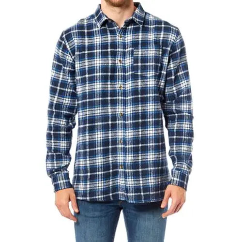 Mens Flannel Check Shirt-4