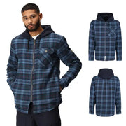 Mens Fleece Lined Check Shirt TRS205-0