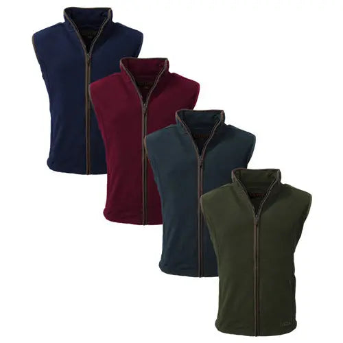 Mens Game Stanton Fleece Gilet-0