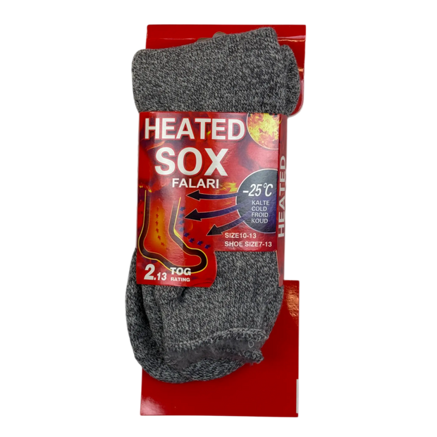 Mens Heated Thermal Socks - Pack of 3 - AT292-3