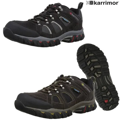 Mens Karrimor Bodmin IV Weathertite Low Rise Waterproof Hiking Shoes - Memoriex 