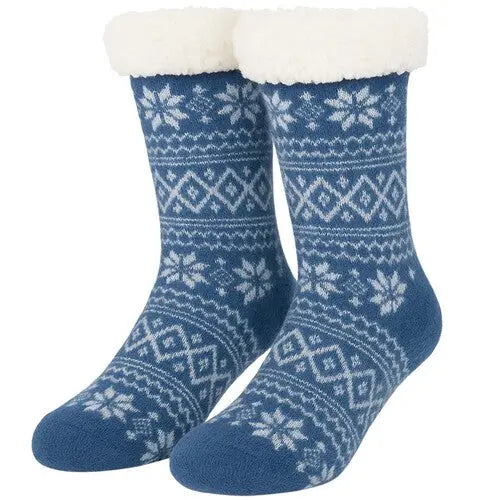 Mens Sherpa Slipper Socks - AT325-3