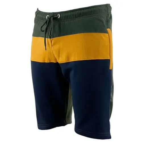 Mens Slim Fit Contrast Fleece Shorts - S010-5