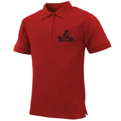 Mens "Gone Fishing" Polo Shirt-3