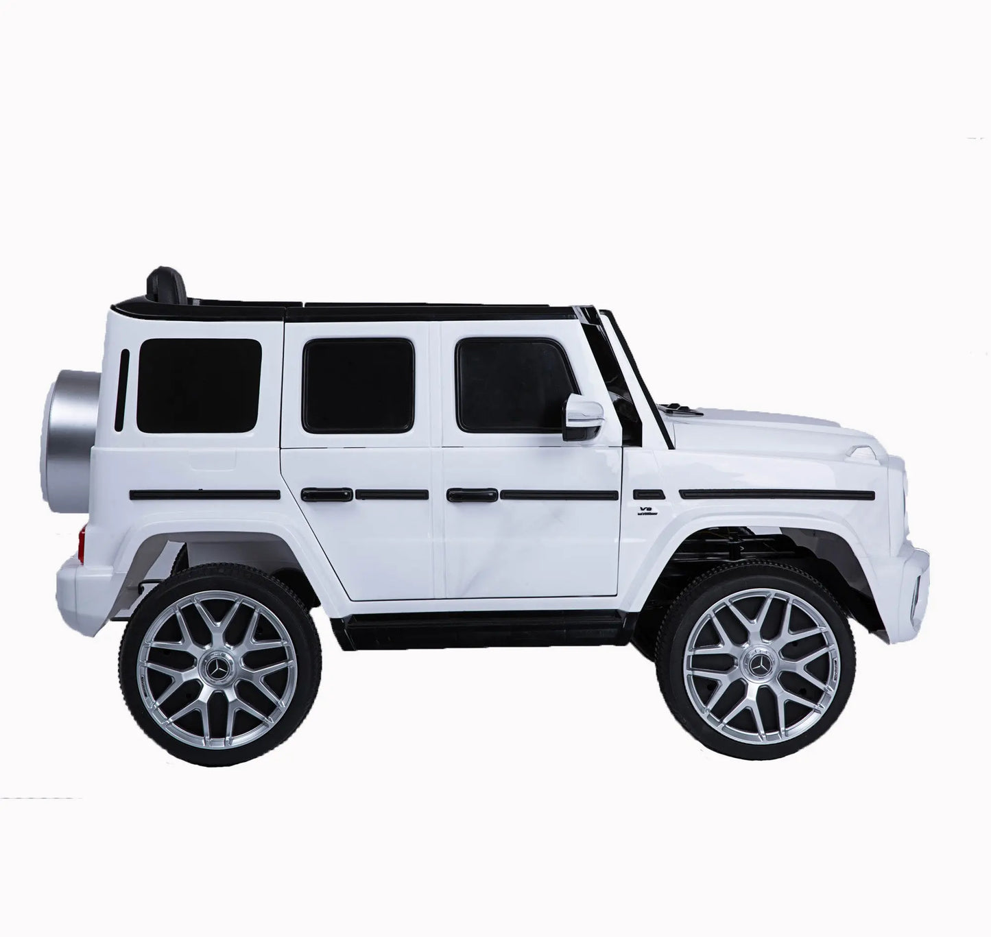 Mercedes Benz G63 Children's Electric Vehicle with Remote Control 12V Music, Horn, Spring Suspension, Safety Lock and License - Memoriex 